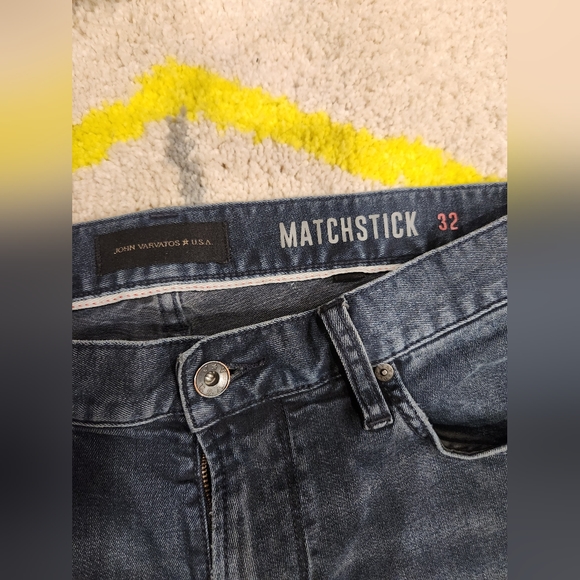 John Varvatos Matchstick Jeans 32x32 - Picture 3 of 4